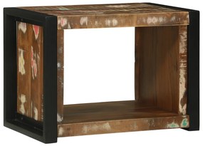 Fali Kocka 55x35x40 cm Tömör Fa Újrahasznosított