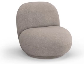 Bézs buklé fotel Chuck – Micadoni Home