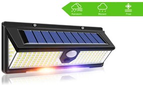 Napelemes kerti világítás mozgásérzékelővel - 190 LED