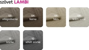 Ülőgarnitúra, fehér, jobbos, GARY ROH