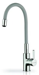Pyramis 90938001 - FLESSI szürke mosogató csaptelep flexibilis karos