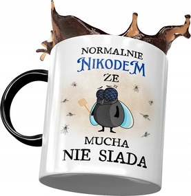 Fekete Bögre Nikodémus Nikosia Kollégák Ajándék Nyomtatott Fotóval