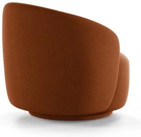 Téglavörös forgó fotel Letizia – Micadoni