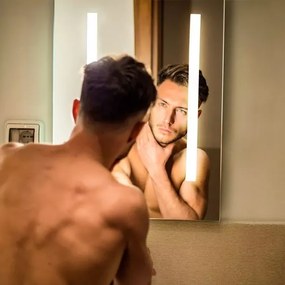 LED fürdőszobai fűtött világított tükör LED/17W/230V IP44