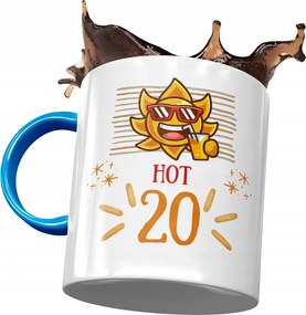 Kék Bögre Születésnapra 20 20. 20-as, fényképes nyomattal