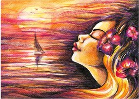 Kép - Nyári emlékek (70x50 cm)
