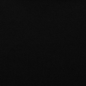 fekete téglalap alakú oxford-szövet napvitorla 5 x 7 m