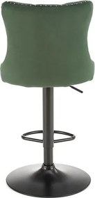 H-117 bárszék sötétzöld, fekete
