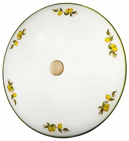 Kolarz 731.U13.4.116 - Mennyezeti lámpa NONNA 3xE27/60W/230V átm. 42 cm citromok