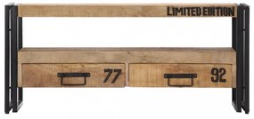 tömör mangófa TV-szekrény 100 x 30 x 45 cm
