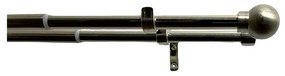 Fém bővíthető dupla függönykarnis 120 - 230 cm Koule - SP TREND