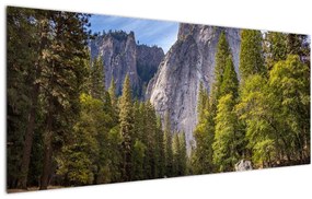 Kép - A Yosemite szikla alatt (120x50 cm)