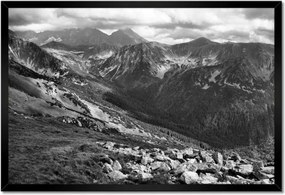 Poszterek keretben 60x40 Tátra Lengyel hegyek Kilátás