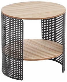 Halmar Kávésasztal TRAFICA 41x41 cm fekete/bézs V-CH-TRAFICA-LAW