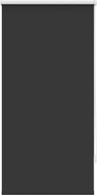 vidaXL sötétítő roló, szövetből készült, 64,4 x 120 cm, szélessége 60 cm, fekete