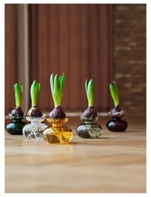 Kézzel készített üveg váza (magasság 9 cm) Inu – Zone