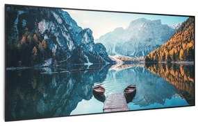 Klarstein Wonderwall Air Art Smart, infravörös hősugárzó, 120 x 60 cm, 700 W, tenger függőlegesen