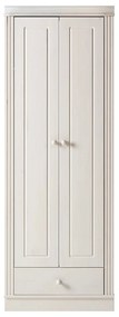 Fehér borovi fenyő ruhásszekrény 65x180 cm Anita – Støraa