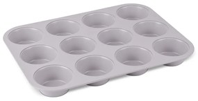 12 csészés tapadásmentes muffin sütőforma matt szürke Berlinger Haus Taupe Collection