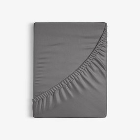 Goldea pamut gumis lepedő - sötétszürke 120 x 200 cm