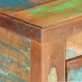 tömör újrahasznosított fa komód 70 x 35 x 65 cm