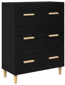 Széf Musta tammi 34 x 69,5 x 90 cm Faanyag