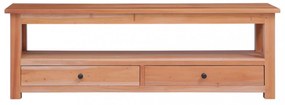 tömör mahagóni TV-szekrény 115 x 30 x 40 cm