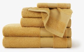 Goldea bambuszszálas törölköző és fürdőlepedő - aranyszínű 50 x 100 cm