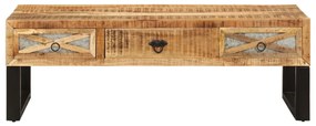Tömör mangófa dohányzóasztal 110 x 50 x 38 cm