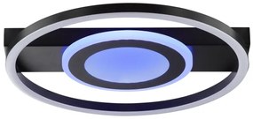 Brilliant -LED RGBW dimmelhető mennyezeti lámpatest MAUREEN LED/20W/230V 3000-6500K fekete+ távirányító