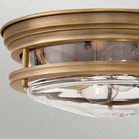 Quintiesse HADRIAN QN-HADRIAN-FS-BR-CLEAR Süllyesztett mennyezeti lámpa 2x40W/E27 IP44
