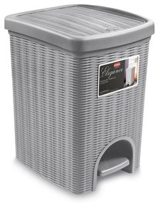 STEFANPLAST Hulladékgyűjtő 20 L, 31x27,5x39cm, szürke