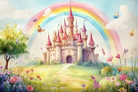 Fotótapéta Flizelina Gyerekek Kastély Palota Királyság Mese 416x290 ragasztó