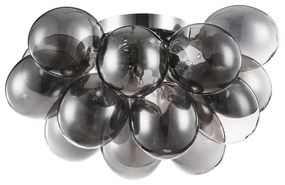 Maytoni MOD112-04-N - Mennyezeti lámpa BALBO 4xG9/28W/230V szürke/króm