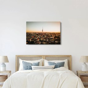 Naplemente Zizkov felett (90x60 cm)