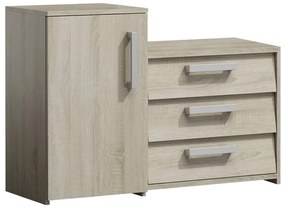 Odell Paris előszoba bútor, sonoma