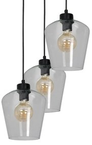 Csillár SANTIAGO 3xE27 / 60W / 230V átlátszó