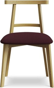 Borvörös tömörfa étkezőszék Ohelo – Makamii