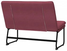 vidaXL bordó szövetpad 100 x 75 x 76 cm