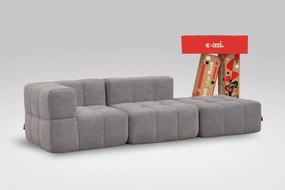 3 Teiliges Modulares Sofa – Grau