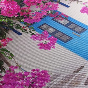Kép - Hagyományos görög ház (90x60 cm)