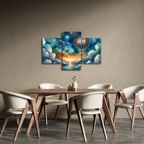Kép - Repülés az éjjeli ég alatt (90x60 cm)
