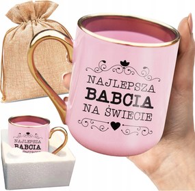 Nyomott Mintás Bögre A Világ Legjobb Nagymamája Szuper Ajándék Nagymama Nyomott Minta