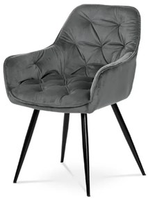 Autronic Étkezőszék szövet szürke DCH-421 GREY4