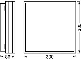 Ledvance - LED Dimmelhető mennyezeti lámpa SMART+ MAGNET LED/26W/230V Wi-Fi
