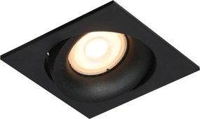 Italux Ponar DL-26451-GU10-BK Beépíthető spotlámpa 1x10W/GU10 IP20