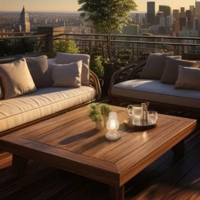 Brilo - dimmelhető LED kültéri újratölthető asztali lámpa KANEA LED/1,5W/5V IP44 1200 mAh bézs