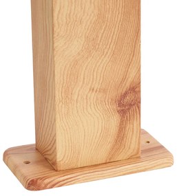 Modern kültéri állólámpa alumíniumból, famintával, 65 cm, IP44 - Baleno