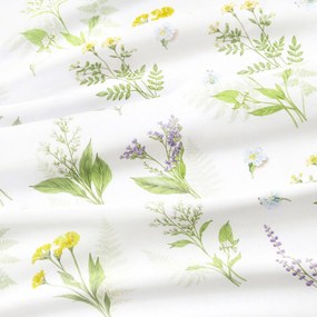 Goldea teflon szövet terítőknek - erdei virágok 160 cm