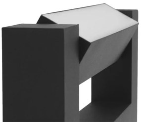 LED Kültéri fali lámpa 2xLED/4W/230V IP54 30 cm fekete